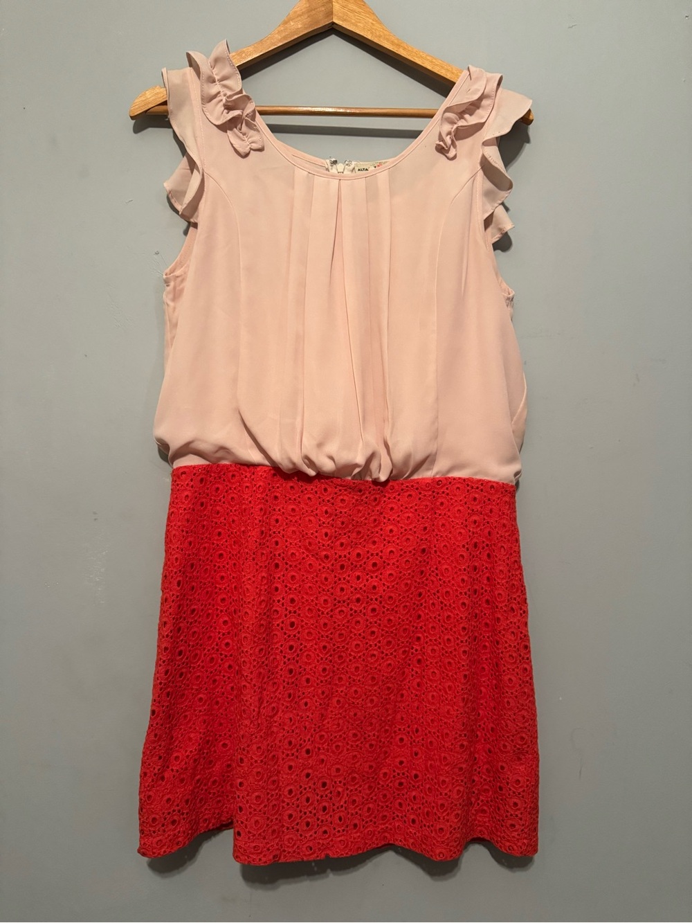Altar'd State Blush Pink Sleeveless Dress